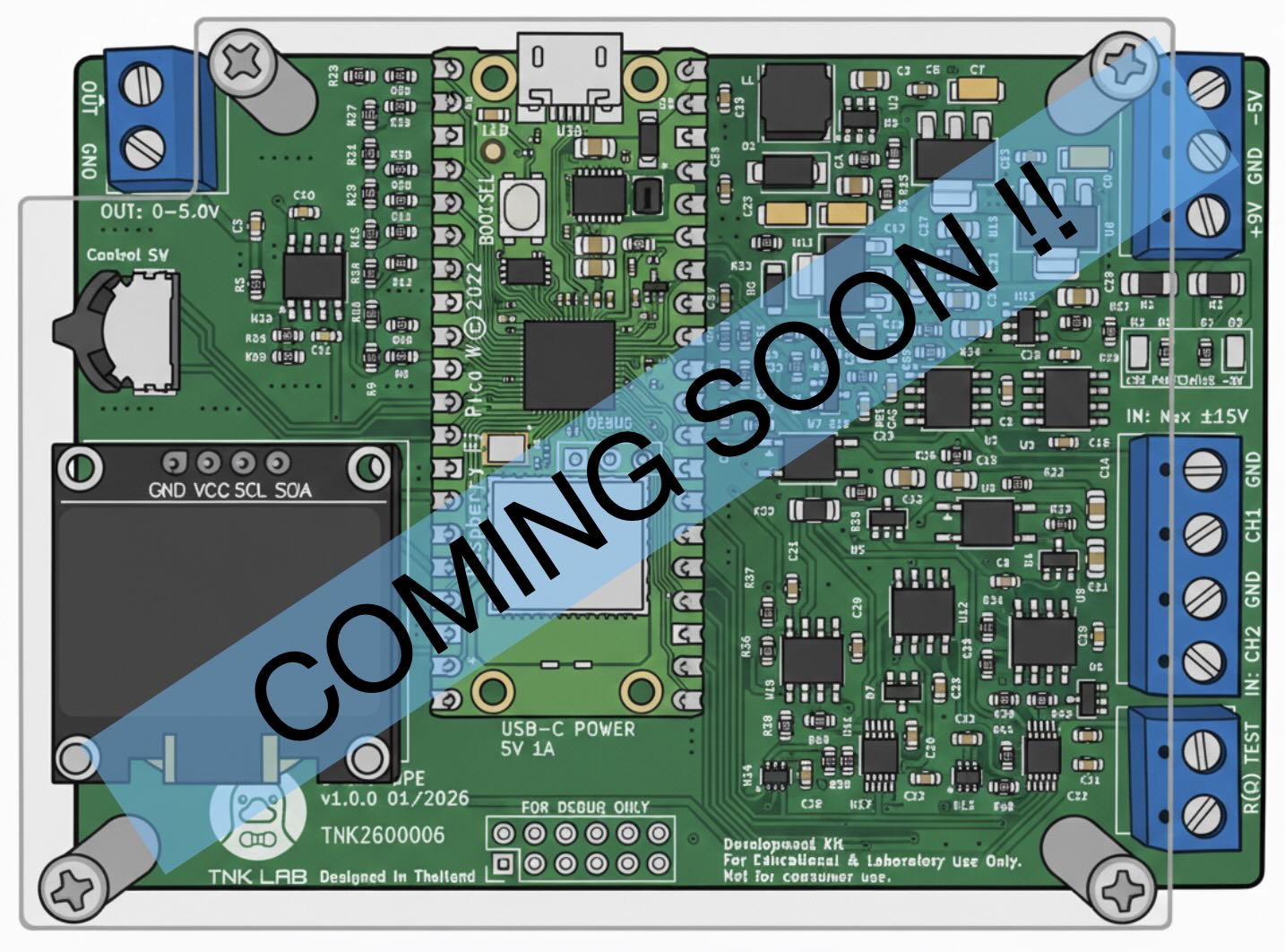 TNK LAB Interactive Interface Mockup